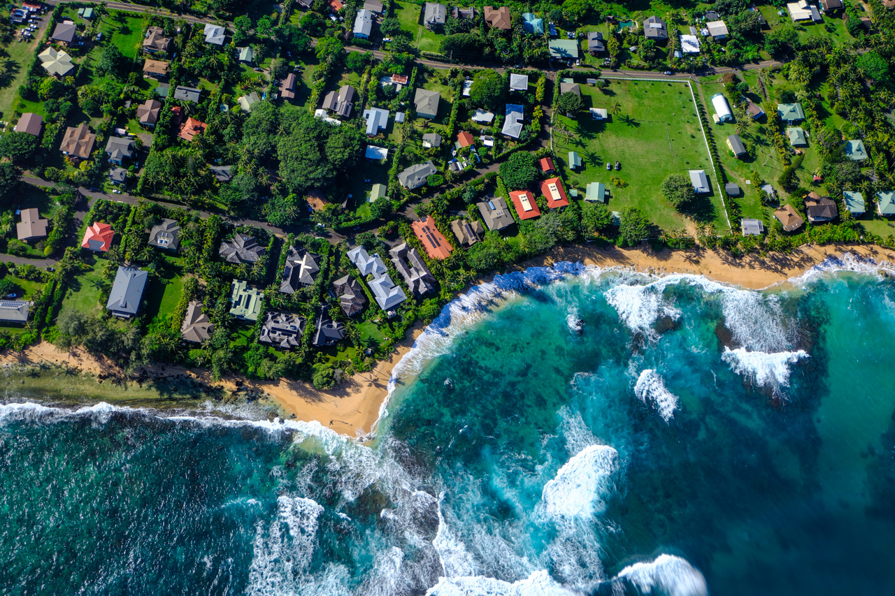 Ocean Shore of Kauai